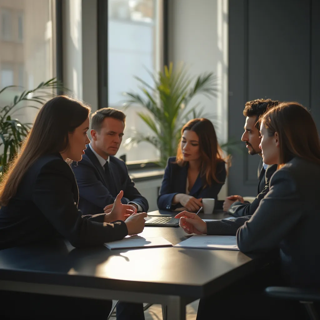 Equipo en sesión de capacitación